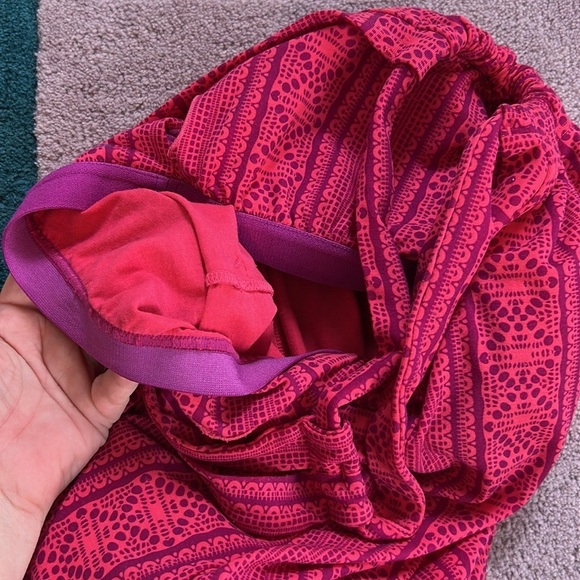 Prana Quinn Fuchsia Lace Pink Mandala RacerBack Active Outdoor Dress - Picture 16 of 17